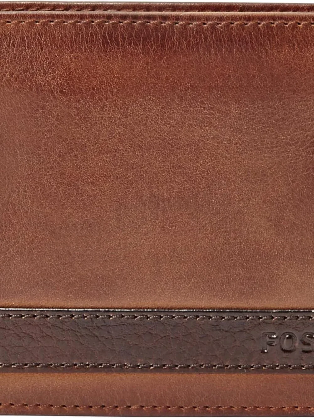 Fossil Quinn Flip ID Bifold Wallet Brown ML3644 Brown